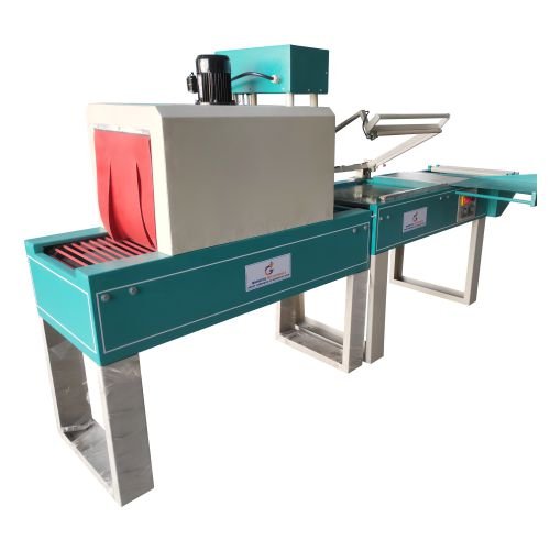 L Sealer Type shrink wrapping machine sealing bottled products with conveyor and shrink tunnel for industrial packaging