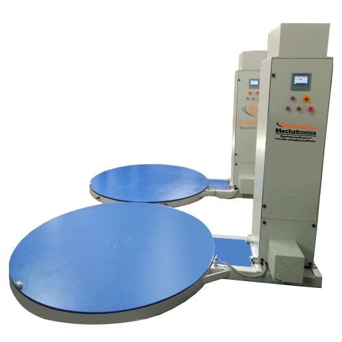 Pallet wrapping machine manufactured in India by Innovative WrapTech for industrial packaging