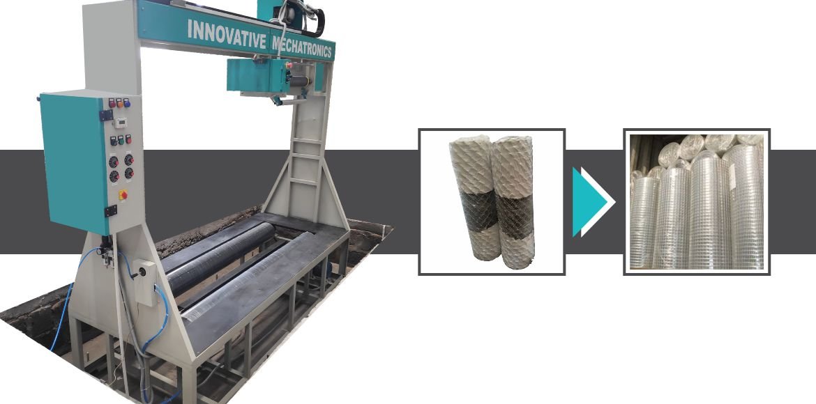 Radial Paper Roll Wrapping Machine by Innovative WrapTech Pvt. Ltd. for secure and efficient paper roll packaging.