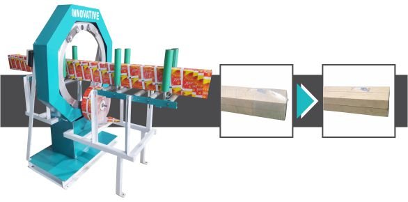 Small Orbital Stretch Wrapper by Innovative WrapTech Pvt. Ltd. for compact and efficient stretch wrapping applications.