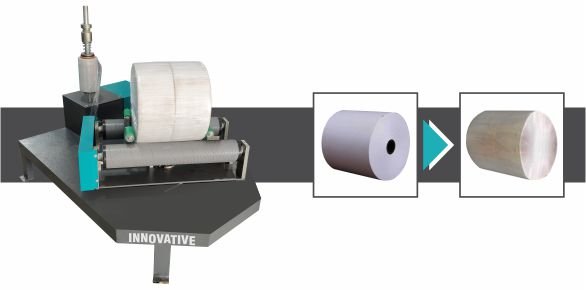 Water Tank Reel Stretch Wrapping Machine by Innovative WrapTech Pvt. Ltd. for secure and efficient water tank packaging.