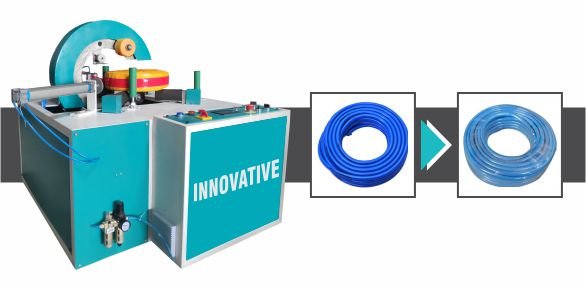 Wire Coil Wrapping Machine by Innovative WrapTech Pvt. Ltd. for secure and efficient coil packaging.