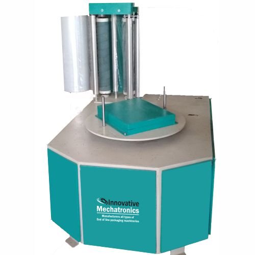Automatic carton wrapping machine for secure pallet packaging