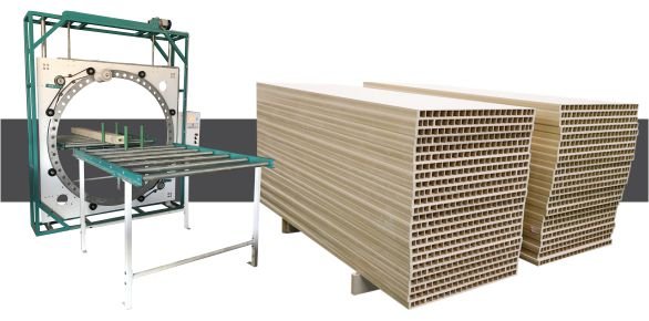 Big Product Orbital Packing Machine by Innovative WrapTech Pvt. Ltd. for secure packaging of heavy and oversized industrial products.