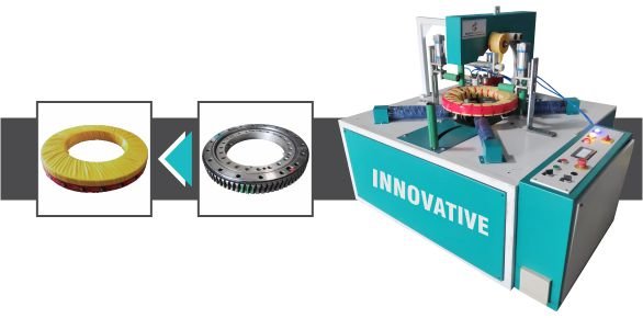 Brass Coil Stretch Wrapping Machine for corrosion-resistant packaging of brass coils using stretch film