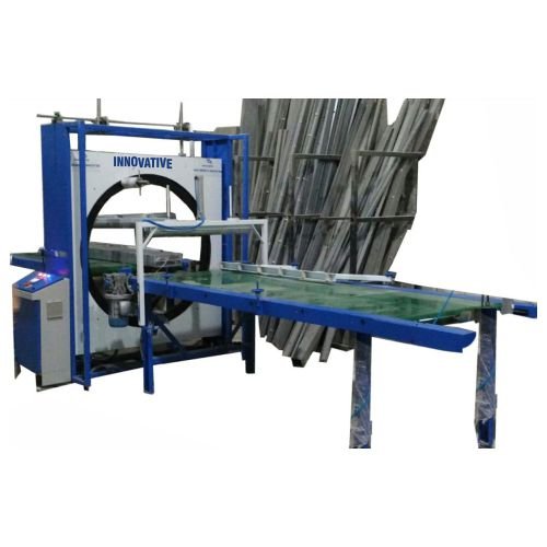 FRP profile stretch wrapping machine for industrial packaging