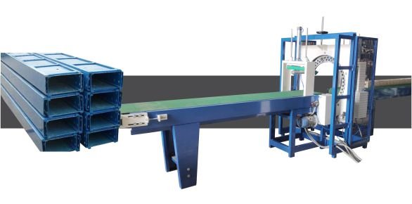 Fully Automatic Orbital Stretch Wrapping Machine by Innovative WrapTech Pvt. Ltd. for high-speed and secure industrial packaging.