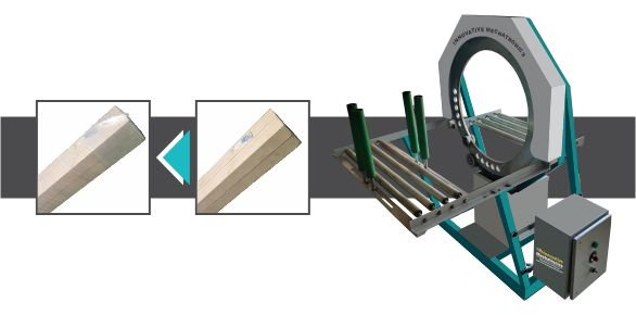 Manual Ring Stretch Wrapping Machine by Innovative WrapTech Pvt. Ltd. for secure and cost-effective industrial packaging.