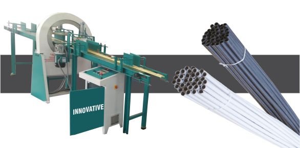 PVC Pipe Stretch Packing Machine by Innovative WrapTech Pvt. Ltd. for secure and efficient pipe packaging.