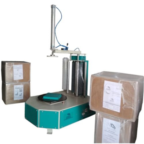 Pallet Wrapping Machine for Carton Packing by Innovative WrapTech Pvt. Ltd. for secure and efficient carton pallet packaging.