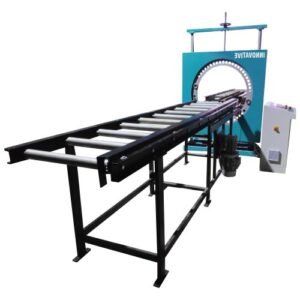 TMT Bar Stretch Wrapping Machine for Steel Bar Packaging