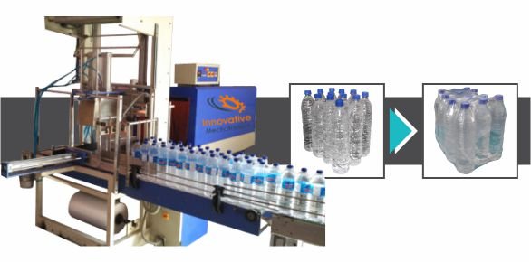 Automatic Shrink Wrap Machine by Innovative WrapTech Pvt. Ltd. for fast, secure, and efficient industrial packaging.
