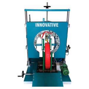 Semi automatic vertical coil wrapping machine