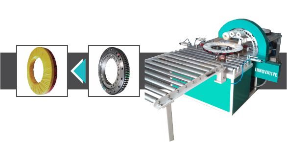 Automatic Horizontal Coil Packing Machine for secure packaging of steel, wire, copper, and aluminum coils by Innovative WrapTech Pvt. Ltd.