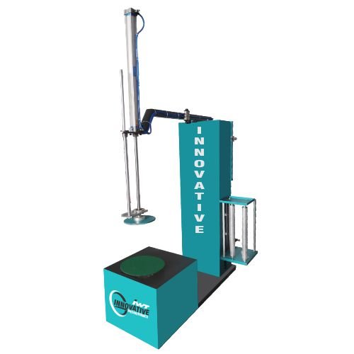 Automatic wrapping machine for industrial pallet and product packaging