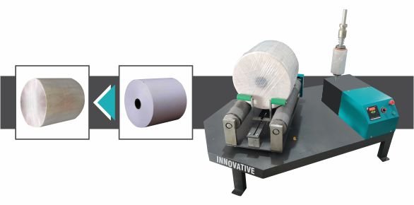 Manual Reel Wrapper by Innovative WrapTech Pvt. Ltd. for secure and cost-effective reel packaging.