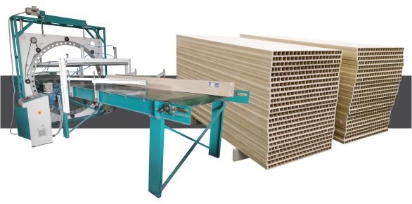 Orbital Stretch Wrap Machine by Innovative WrapTech Pvt. Ltd. for efficient and secure industrial stretch wrapping.