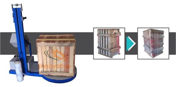 Pallet Wrapper Machine Manufacturer in India offering advanced stretch wrapping machines for industrial packaging.