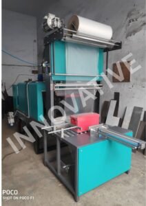 Industrial shrink wrapping machine by leading manufacturer for efficient packaging