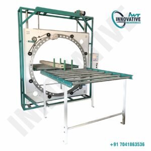 Industrial ring stretch wrapping machine by Innovative WrapTech used by leading brands in India