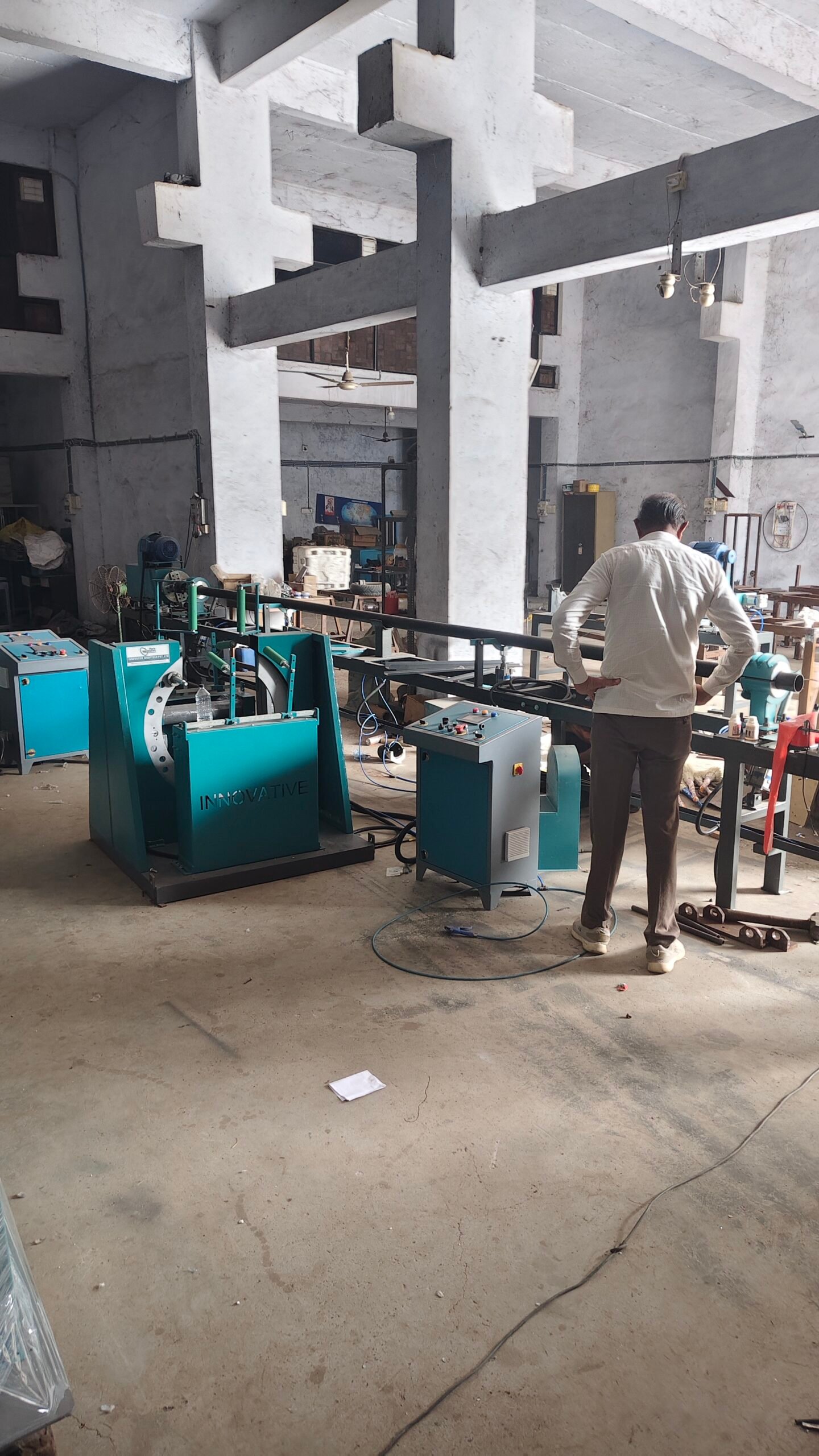 Stretch Wrapping Machine Manufacturing and Assembly